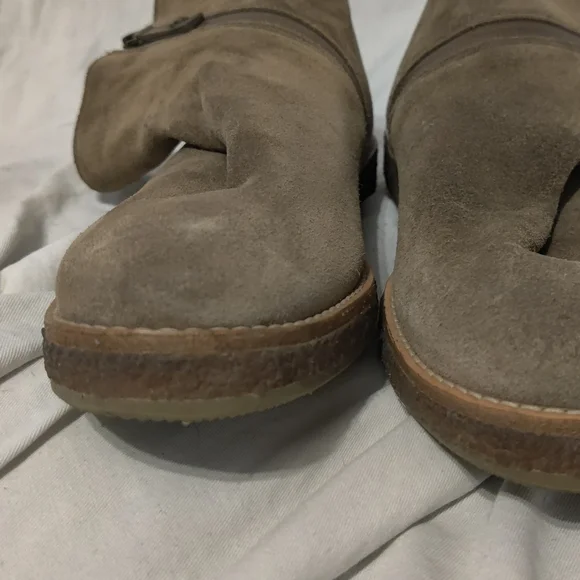 Trask Casey Wedge Waterproof Taupe suede ankle Boots. - Picture 7 of 11